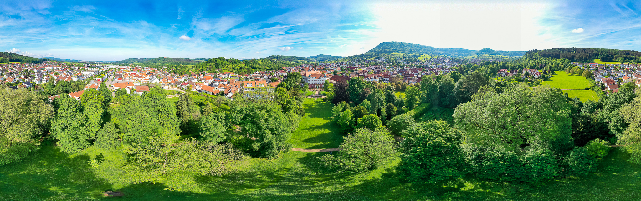 Panoramabild von Donzdorf