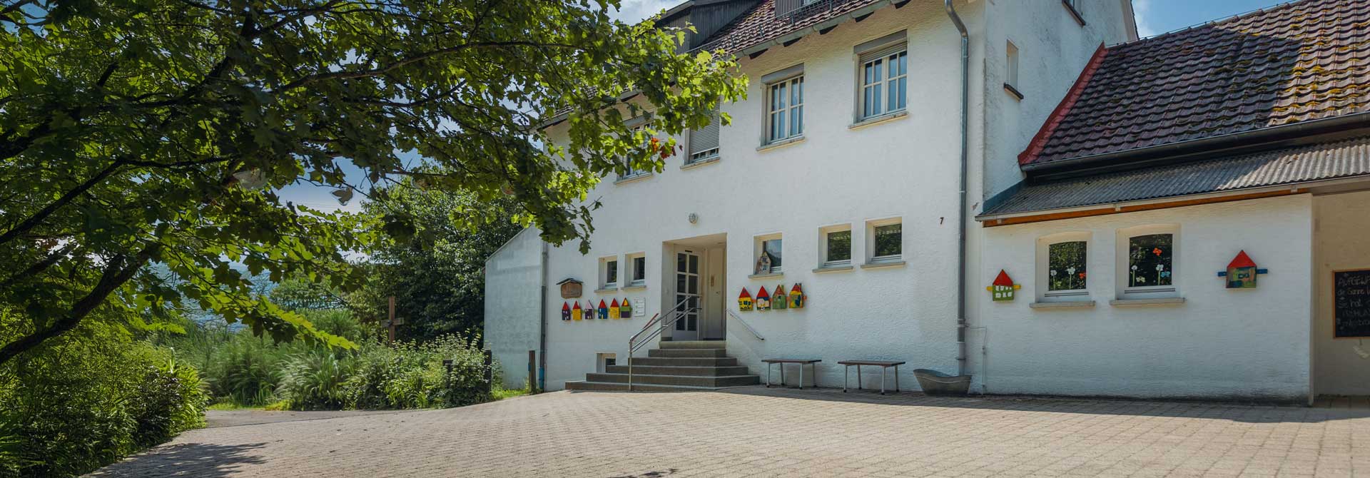 Außenansicht vom Kindergarten St. Maria