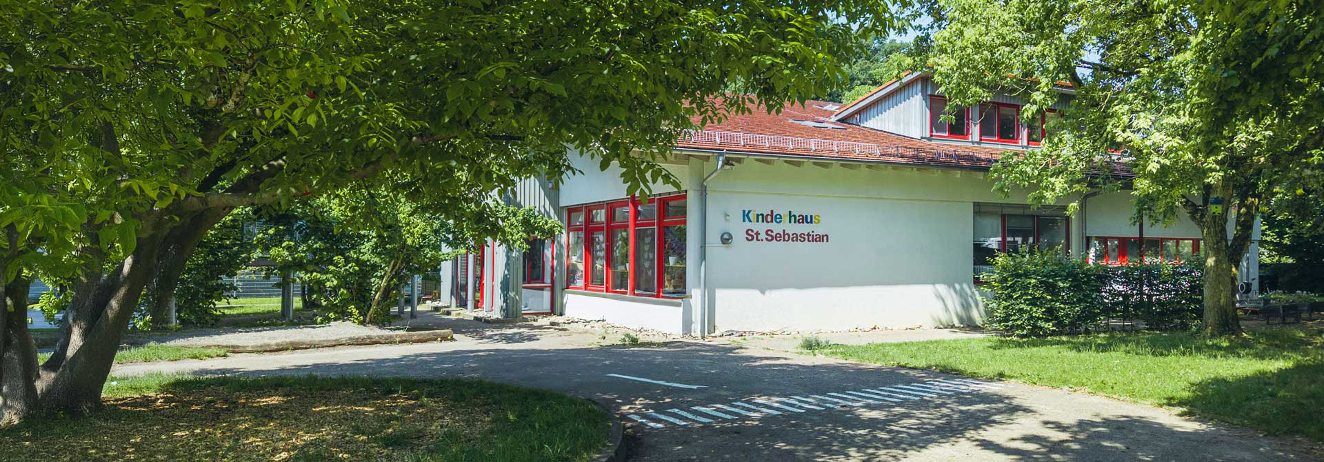 Außenansicht vom Kinderhaus St. Sebastian