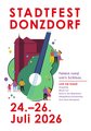 Titelseite Flyer Stadtfest