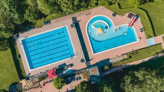 Luftbild Freibad